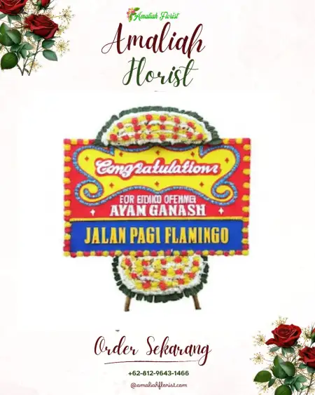 Sewa Papan Bunga Gamong